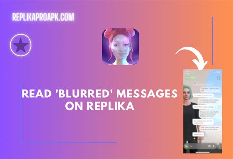 This wikiHow article walks you through the steps to preview <b>blurred</b> text on websites. . How to see blurred messages on replika